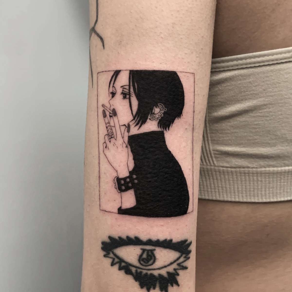 nana tattoo done by jingyaduck To submit your work use the tag  animemasterink And dont forget to share our page too tattoo  Instagram